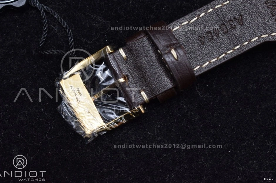 ZF Best Brown on Dial Edition IW501005 UrbanChic Strap Big Real Black Bronze 519 Leather 1:1 A Pilot 0713